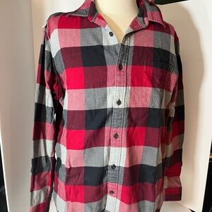 Men's Lands End Plaid Shirt